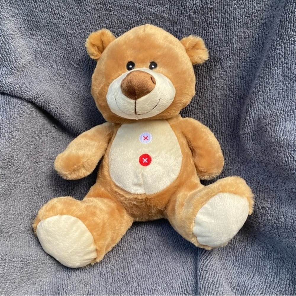 Brown Bear KellyToy‎ Stuffed Animal Plush 10” Has Small Thread Loose